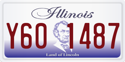 IL license plate Y601487