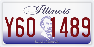 IL license plate Y601489