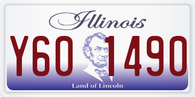 IL license plate Y601490