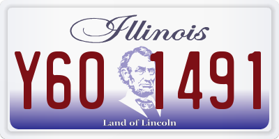 IL license plate Y601491