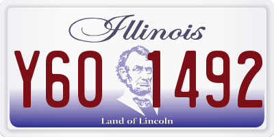 IL license plate Y601492