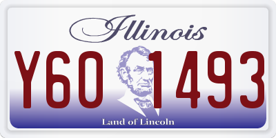 IL license plate Y601493