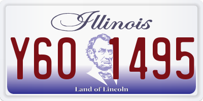 IL license plate Y601495