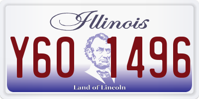 IL license plate Y601496
