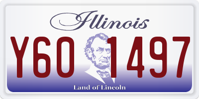IL license plate Y601497