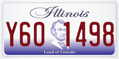 IL license plate Y601498