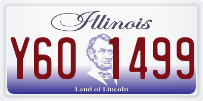 IL license plate Y601499