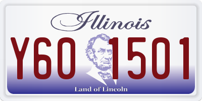 IL license plate Y601501