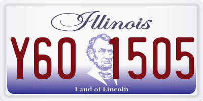 IL license plate Y601505