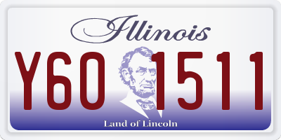 IL license plate Y601511