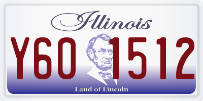IL license plate Y601512