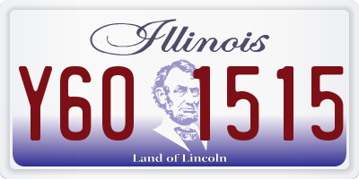 IL license plate Y601515