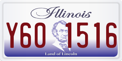 IL license plate Y601516