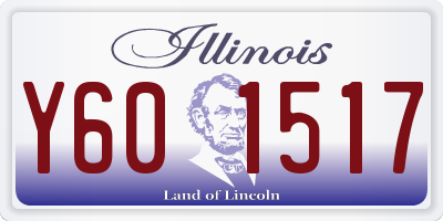 IL license plate Y601517