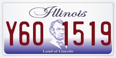 IL license plate Y601519