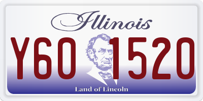 IL license plate Y601520