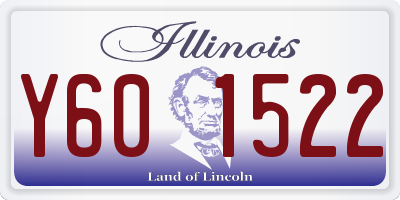 IL license plate Y601522