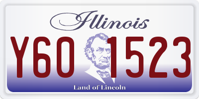 IL license plate Y601523