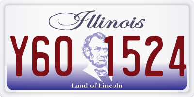 IL license plate Y601524