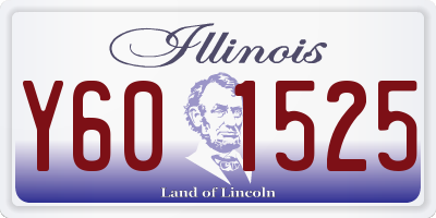 IL license plate Y601525
