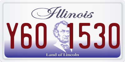 IL license plate Y601530
