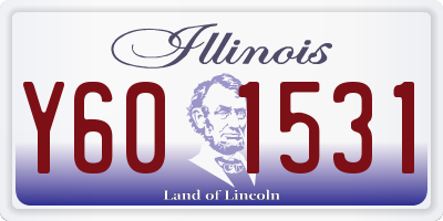IL license plate Y601531