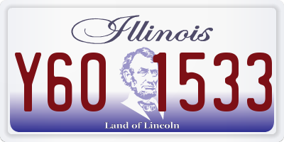 IL license plate Y601533
