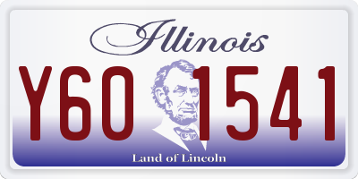 IL license plate Y601541