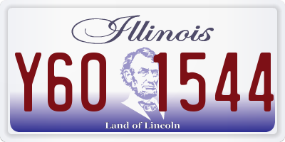 IL license plate Y601544