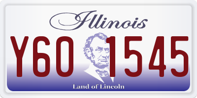 IL license plate Y601545