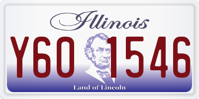 IL license plate Y601546