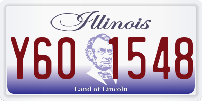 IL license plate Y601548