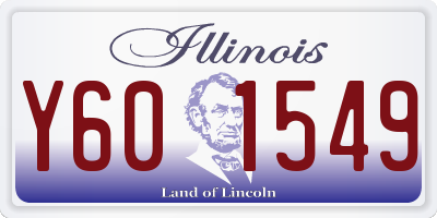 IL license plate Y601549