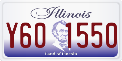 IL license plate Y601550