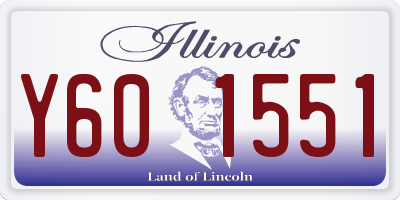 IL license plate Y601551