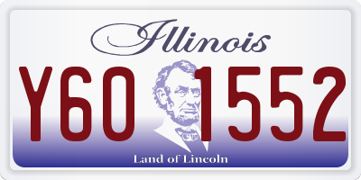 IL license plate Y601552