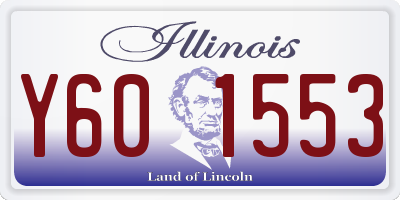 IL license plate Y601553