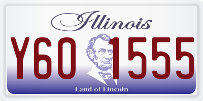 IL license plate Y601555