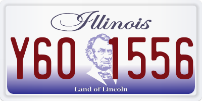 IL license plate Y601556