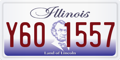 IL license plate Y601557