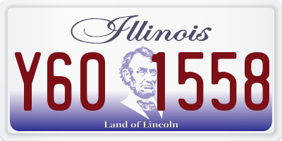 IL license plate Y601558