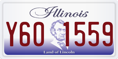 IL license plate Y601559