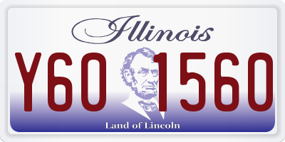 IL license plate Y601560
