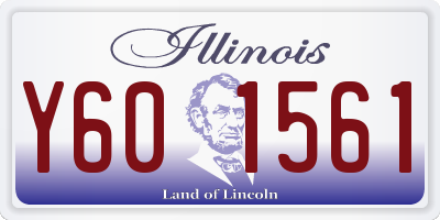 IL license plate Y601561