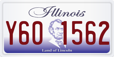 IL license plate Y601562