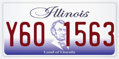 IL license plate Y601563