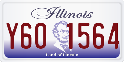 IL license plate Y601564