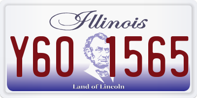 IL license plate Y601565