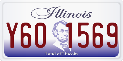 IL license plate Y601569