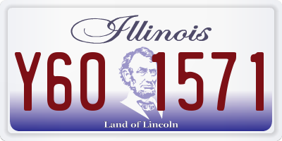 IL license plate Y601571